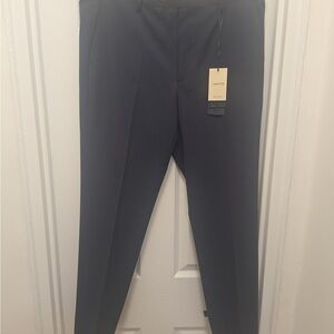 Mango Men's Deep Blue Dress Pants